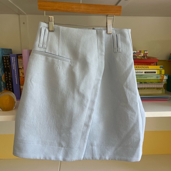Saba Sky Blue Mini Skirt - Picture 1 of 4